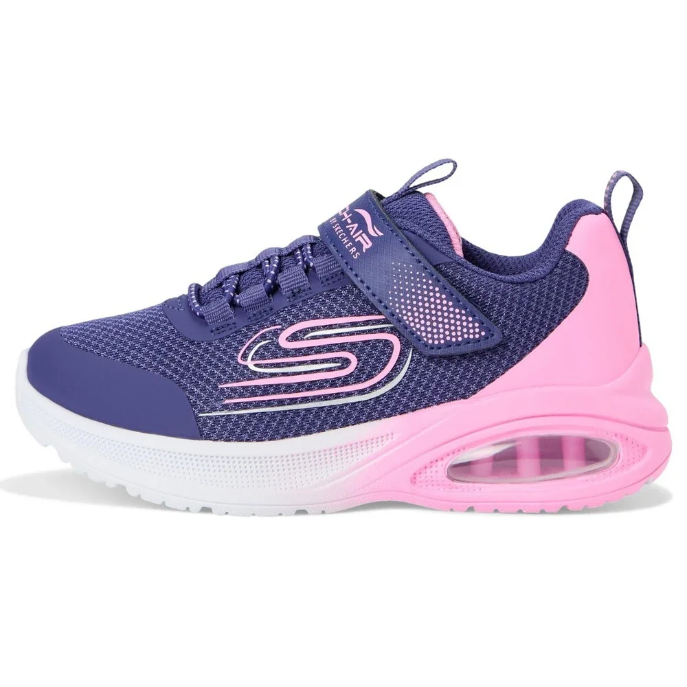 Skechers Microspec Max Advance - Fly 3 Girls 1.5 M Navy Athletic Shoes ZOGG3340